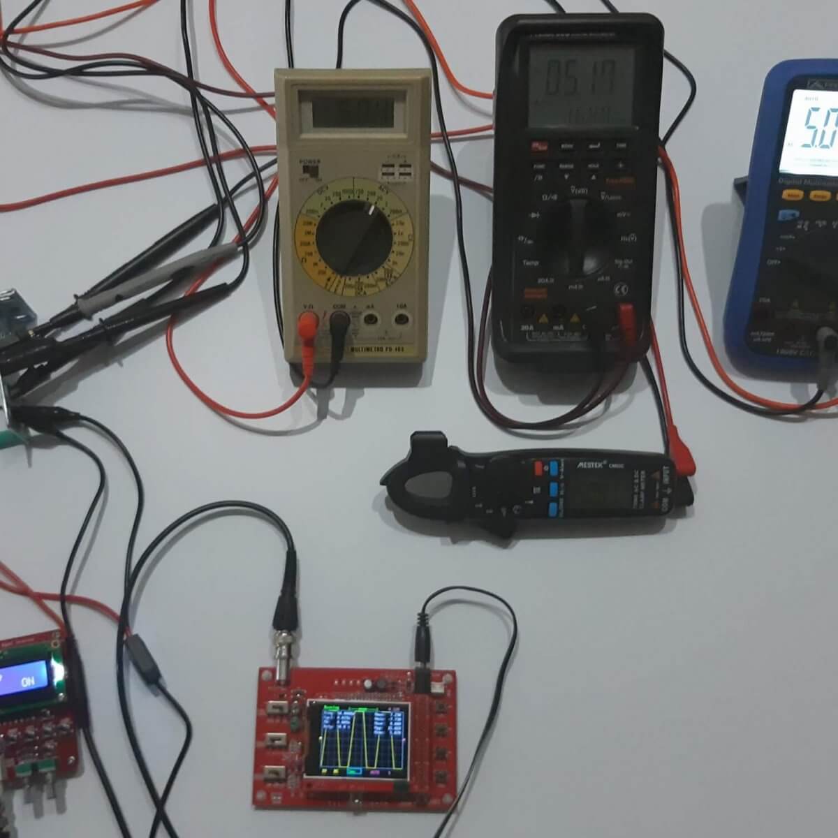 Pruebas de multímetros